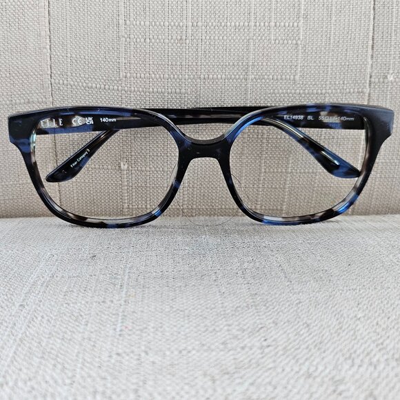 Elle Glasses Frame EL14938 Women Blue Black Tortoise Full Rim Square 55[]17 140 - Picture 1 of 16